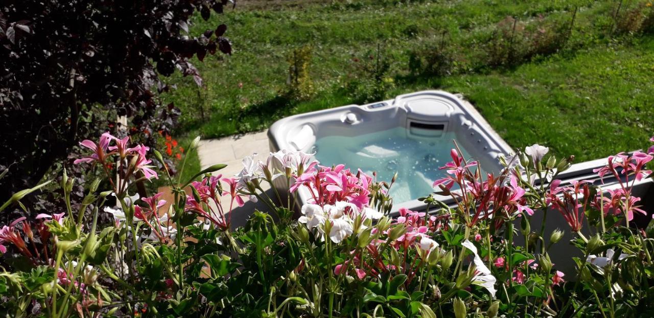 A4 Km De Megeve Tres Joli Studio Avec Jacuzzi ,Vue Sur Les Montagnes Au Calme Praz-sur-Arly Exterior photo
